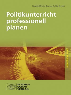 cover image of Politikunterricht professionell planen